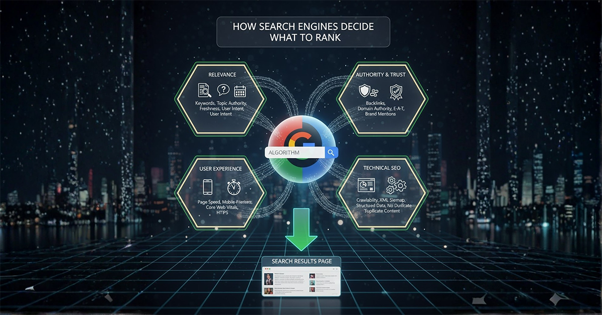 How Search Engines Decide What to Rank