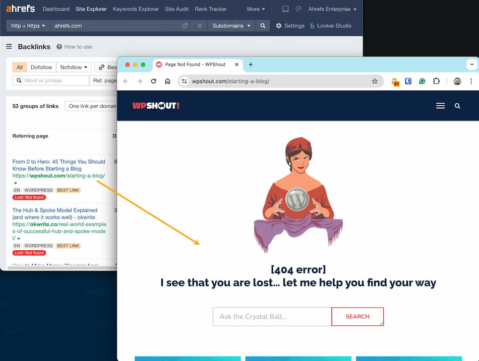Page Not Found — Occasionally worth pursuing