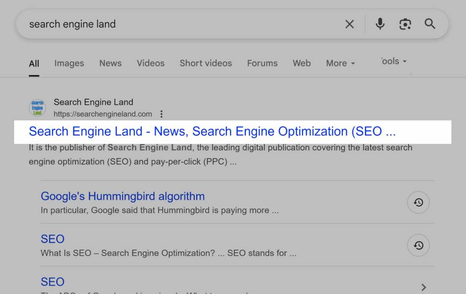 Title tags