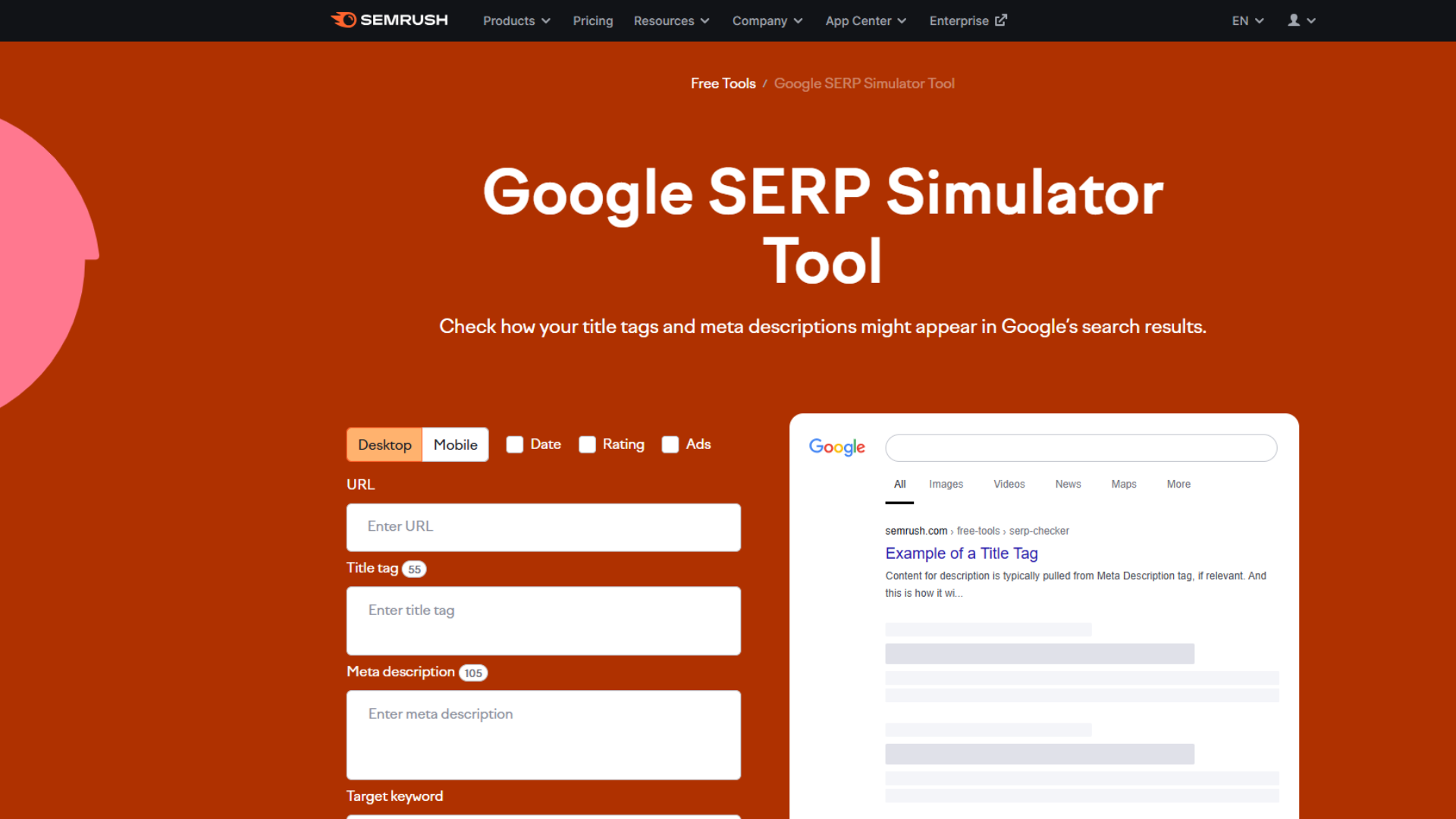 Google-SERP-Simulator