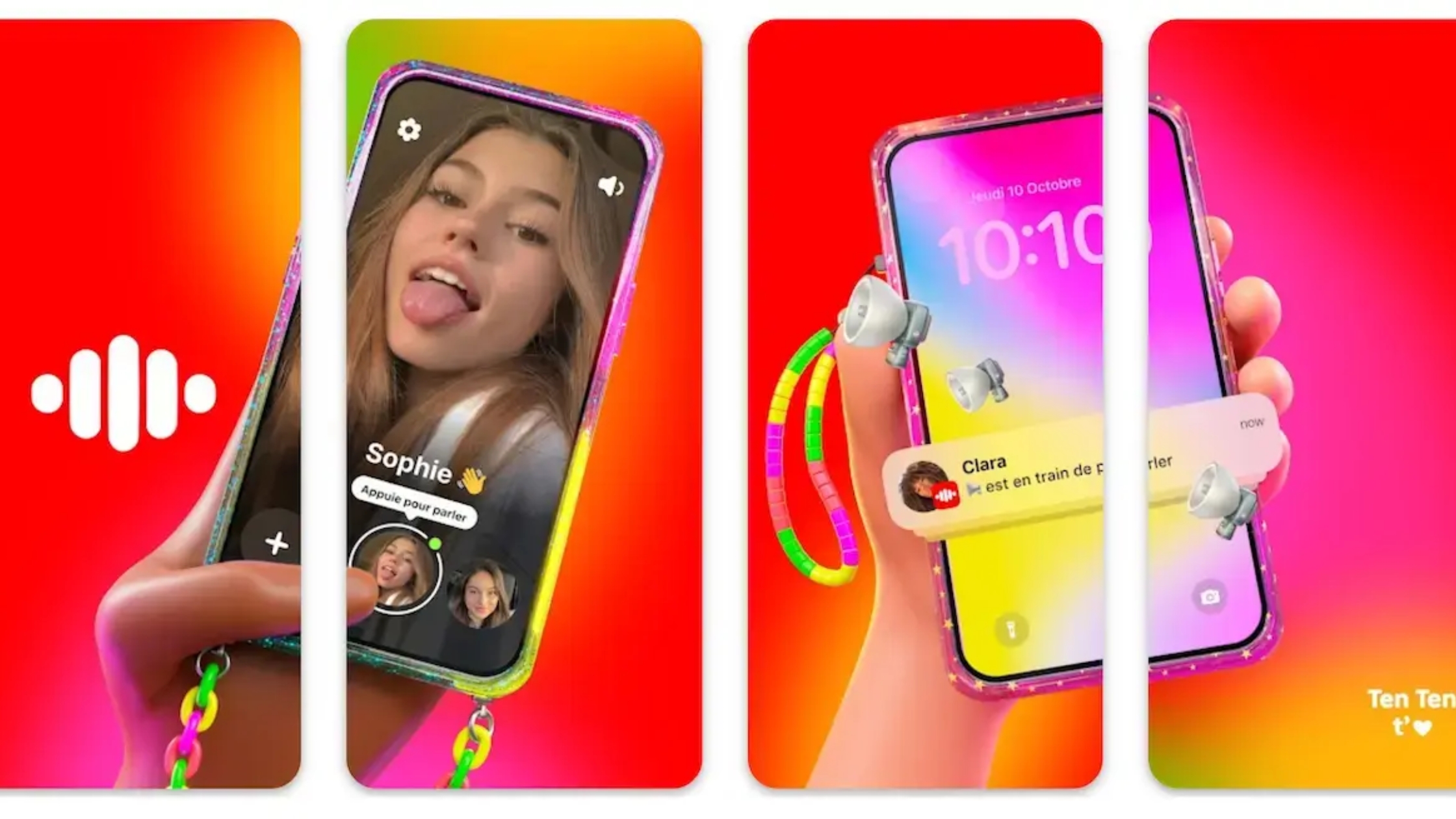 Ten Ten audio-based social media app