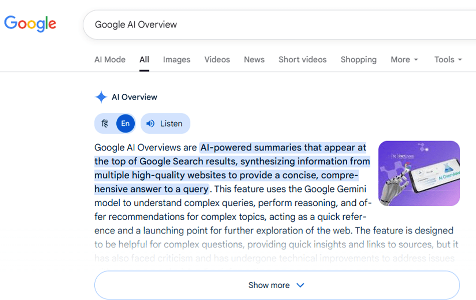 EU Antitrust Complaint Filed Against Google Over AI Overviews