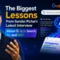 Sundar Pichai on the future of Google Search, AI, and SEO